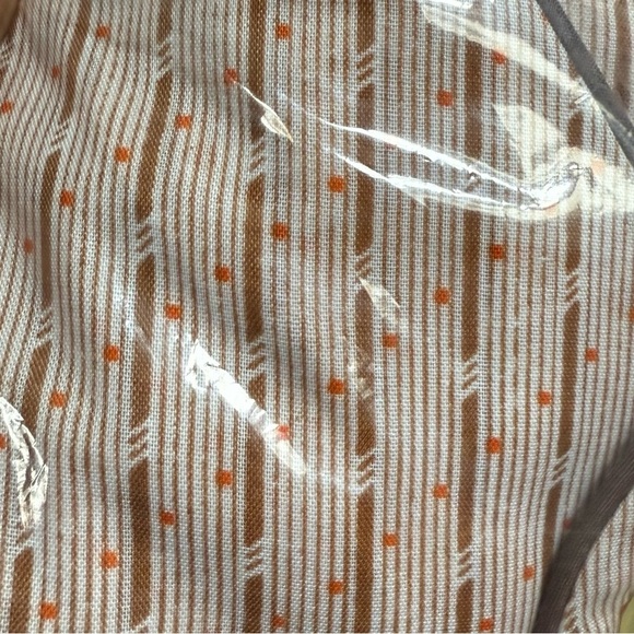 Vintage BVD Flame‑Resistant Permanent‑Press Pajamas Boys Size 8 Orange / Brown - Picture 4 of 6